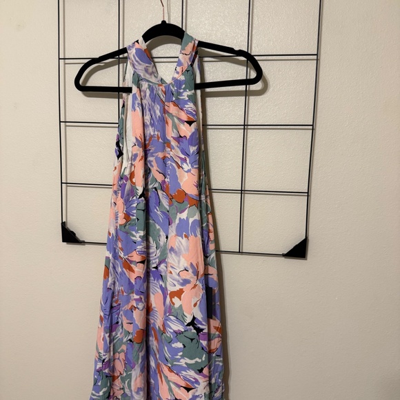 Lulus Lavender Multi Floral Mini Shift Dress Purple Size M NWT - Picture 5 of 5